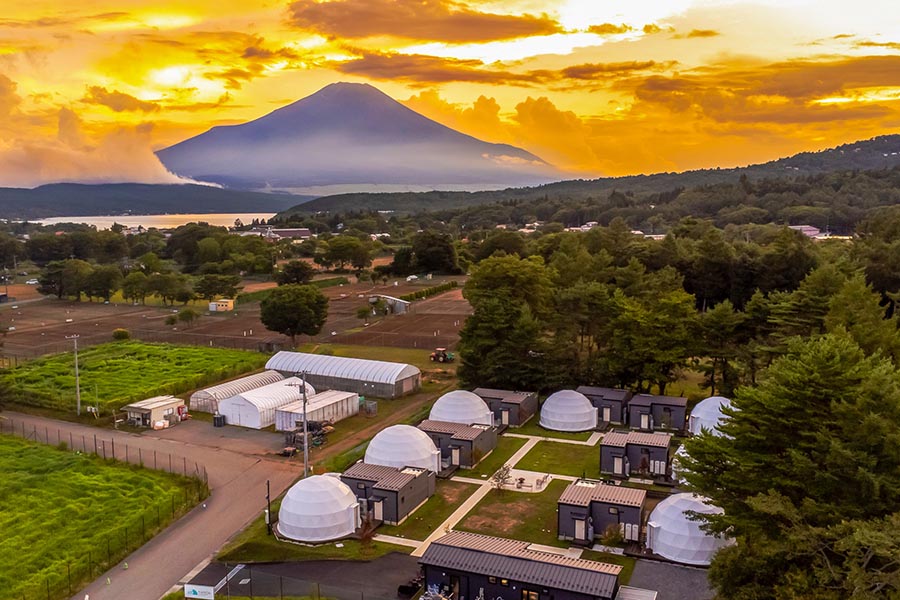 Glamping Facility with Yamanashi’s “Food” Activities